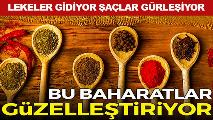 Güzelliğinize güzellik katacak baharatlar