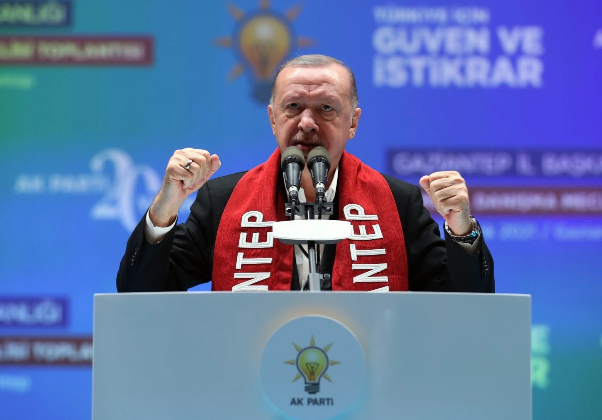 Gaziantep'ten Cumhurbaşkanı Recep Tayyip Erdoğan kareleri