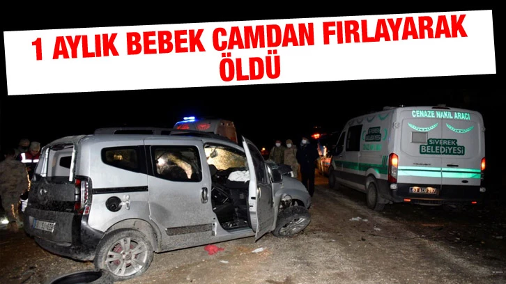 1 Aylık bebek camdan fırlayarak öldü