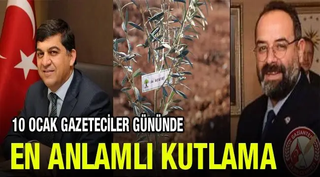 10 Ocak Gazeteciler gününde '' En anlamlı kutlama'