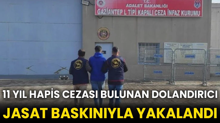 11 yıl hapis cezası bulunan dolandırıcı JASAT baskınıyla yakalandı