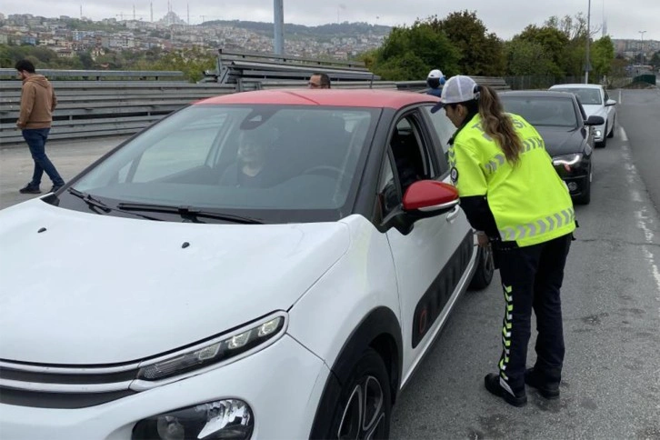 15 Temmuz Şehitler Köprüsünde bayram öncesi trafik denetimi