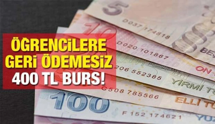 2021-2022 eğitim  yılında üniversite öğrencilerine karşılıksız 400 TL burs verilecek!