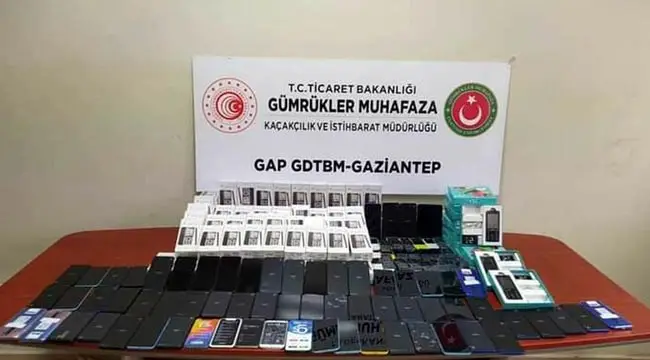 214 adet kaçak cep telefonu yakalandı