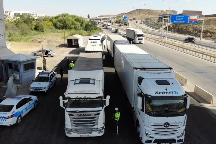 43 ilin geçiş güzergahında sıkı denetim