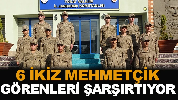 6 İkiz Mehmetçik görenleri şaşırtıyor