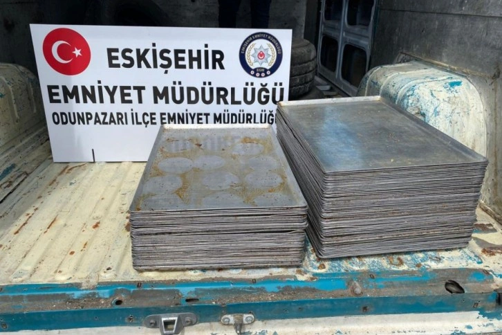 600 bin liralık ‘tepsi’ çalan hırsız yakalandı