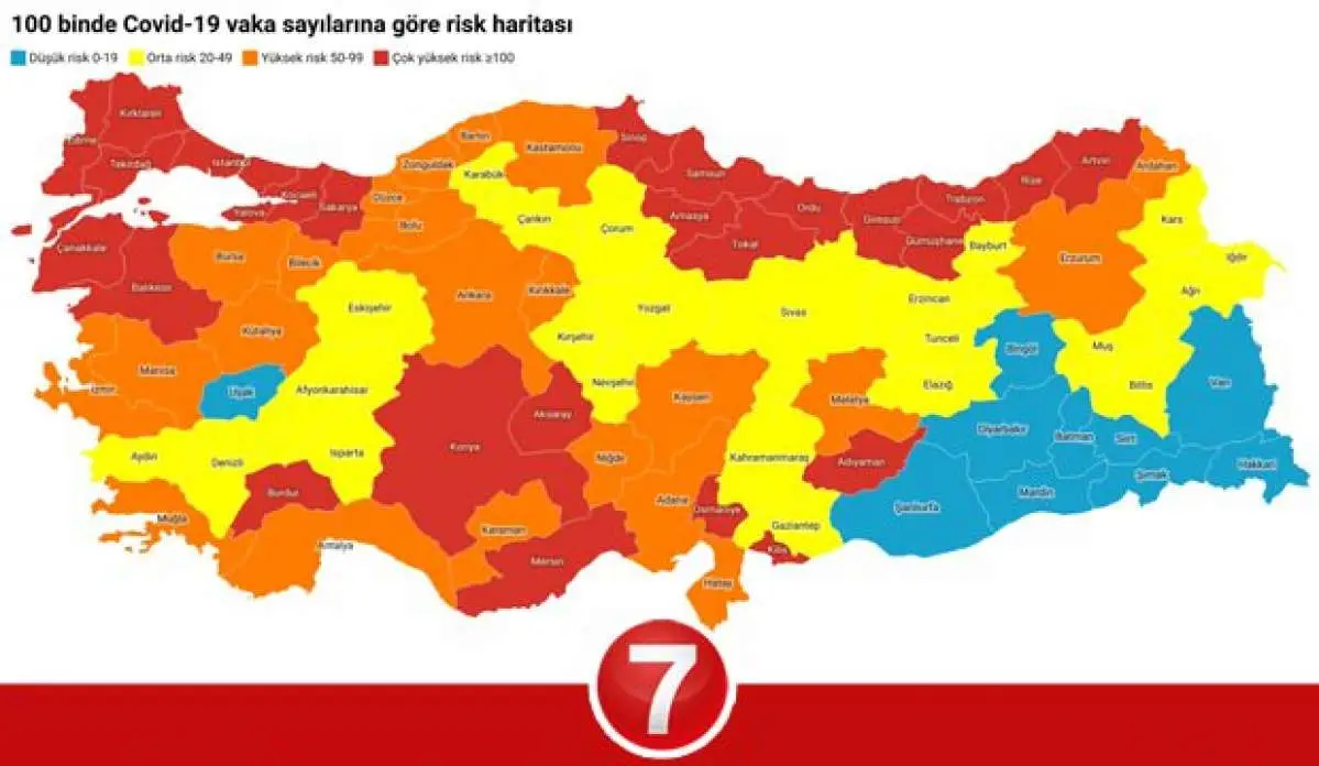 9 Mart illere göre koronavirüs risk haritası! Hangi illerde sokağa çıkma yasağı kaldırılacak?