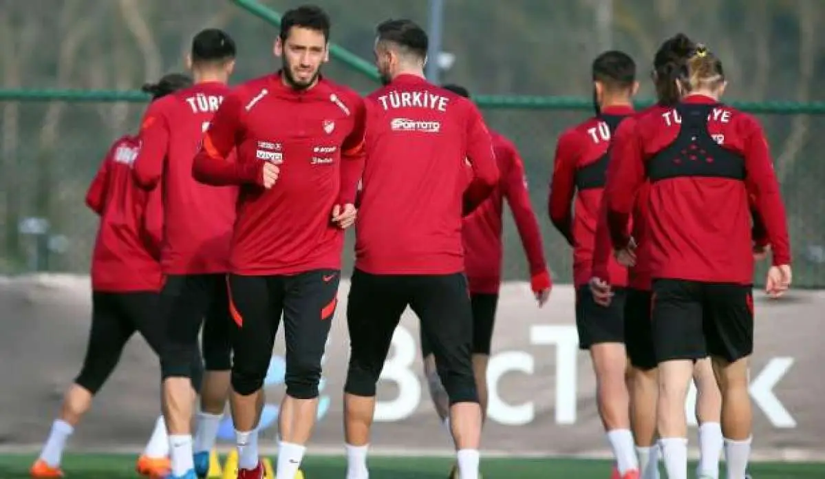 A Milli Futbol Takımı, Letonya maçına hazır