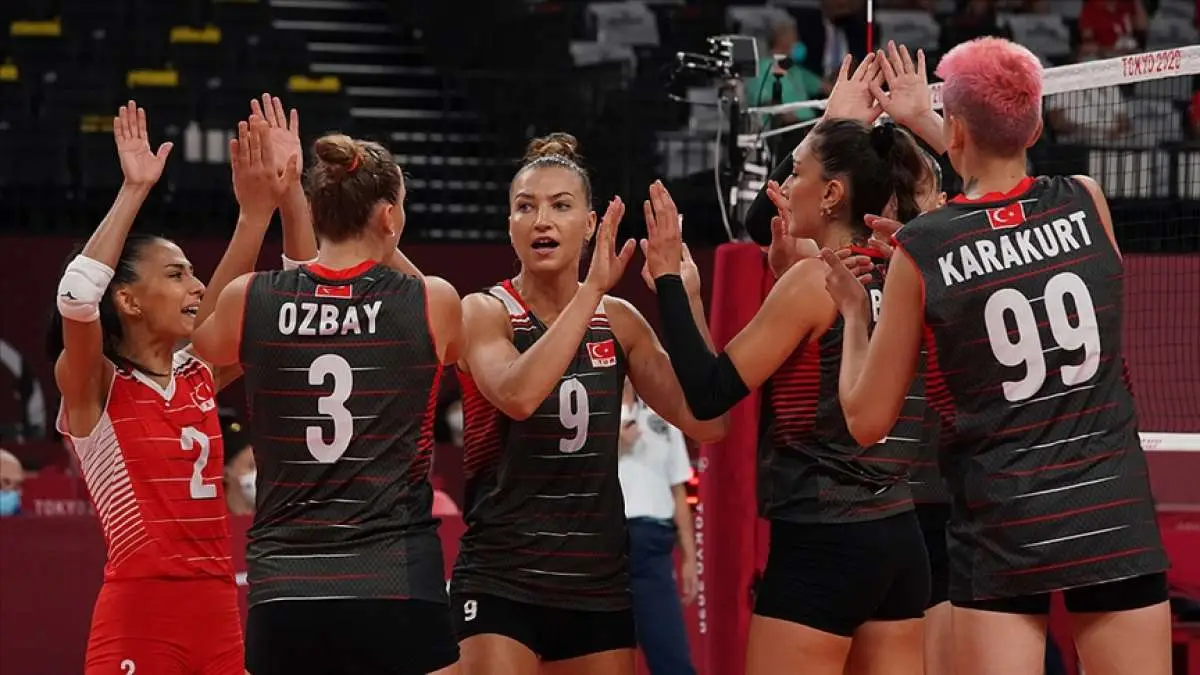 A Milli Kadın Voleybol Takımı'nın Tokyo 2020'de çeyrek finaldeki rakibi Güney Kore oldu