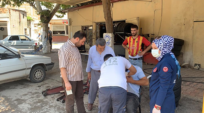 Adıyaman'da otomobil ile elektrikli bisiklet çarpıştı: 1 yaralı