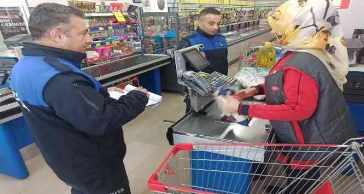 Adıyaman’da marketlere denetim sürüyor