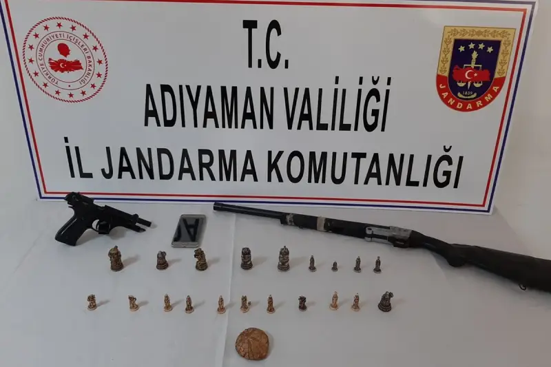 Adıyaman’da tarihi eser ele geçirildi