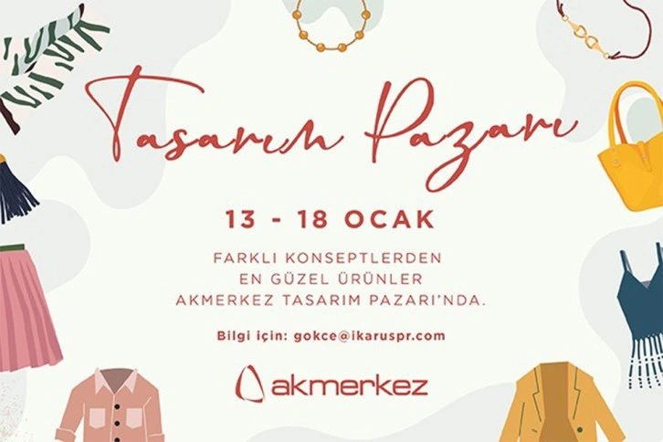 Akmerkez Tasarım Pazarı başladı