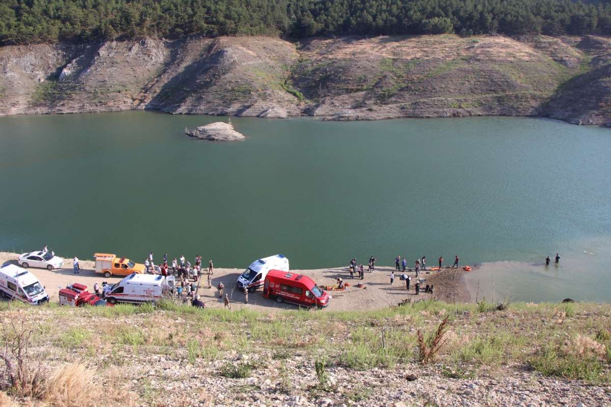 Amasya'da baraj gölünde facia