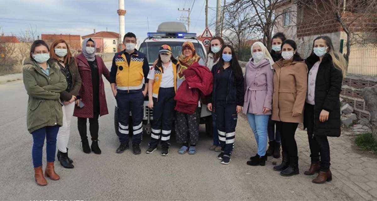 Ambulans sireni bu kez Elif'in mutluluğu için çaldı