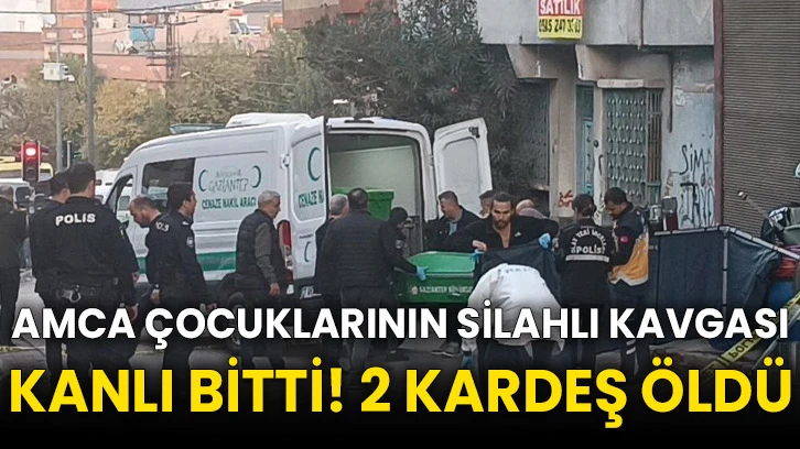 Amca çocuklarının silahlı kavgası kanlı bitti! 2 kardeş öldü