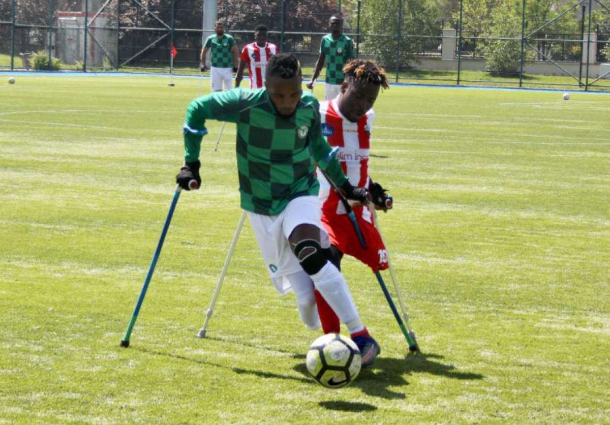 Ampute Futbol Süper Ligi'nde 4. gün maçları oynandı