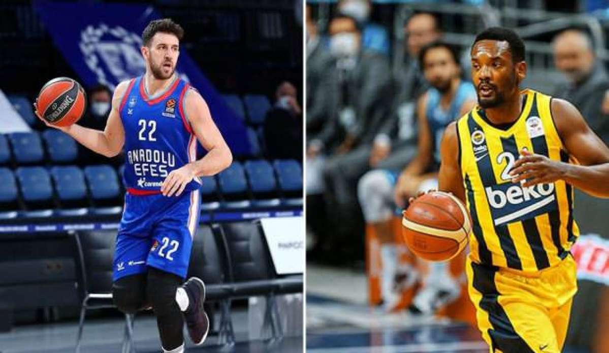 Anadolu Efes ve Fenerbahçe'nin play-off'taki rakipleri belli oldu!