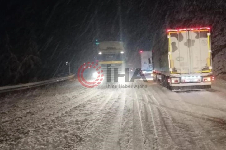 Antalya- Konya Kara Yolu tırların geçişine kapatıldı