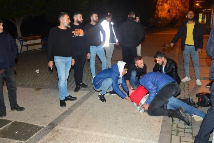 Antalya’da iki grup arasındaki kavgada kan aktı: 1 yaralı