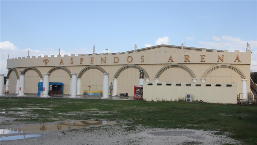 Antalya'daki Aspendos Arena Gösteri Merkezi mühürlendi