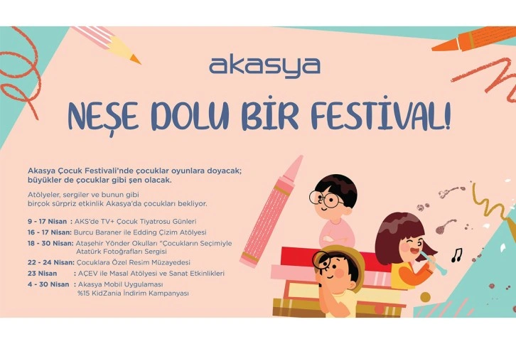 Ara tatil döneminde çocuklara özel festival