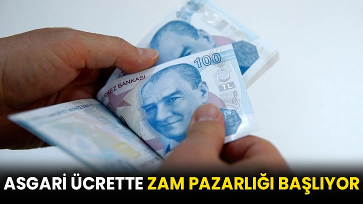 Asgari ücrette zam pazarlığı başlıyor