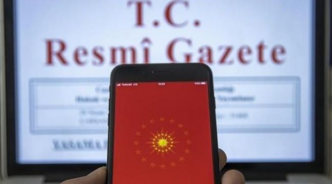 Atama kararları Resmi Gazete'de yayımlandı