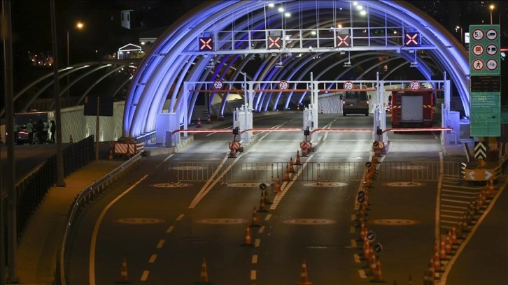 Avrasya Tüneli bakım çalışması nedeniyle trafiğe kapatıldı