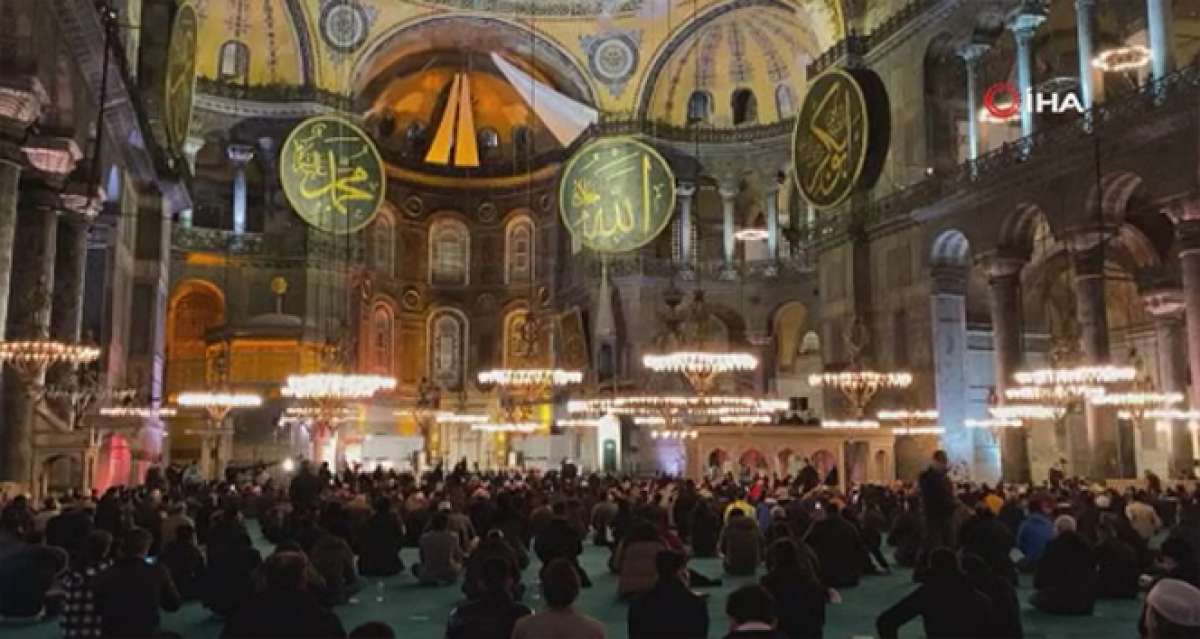 Ayasofya'da Mi'raciye okundu