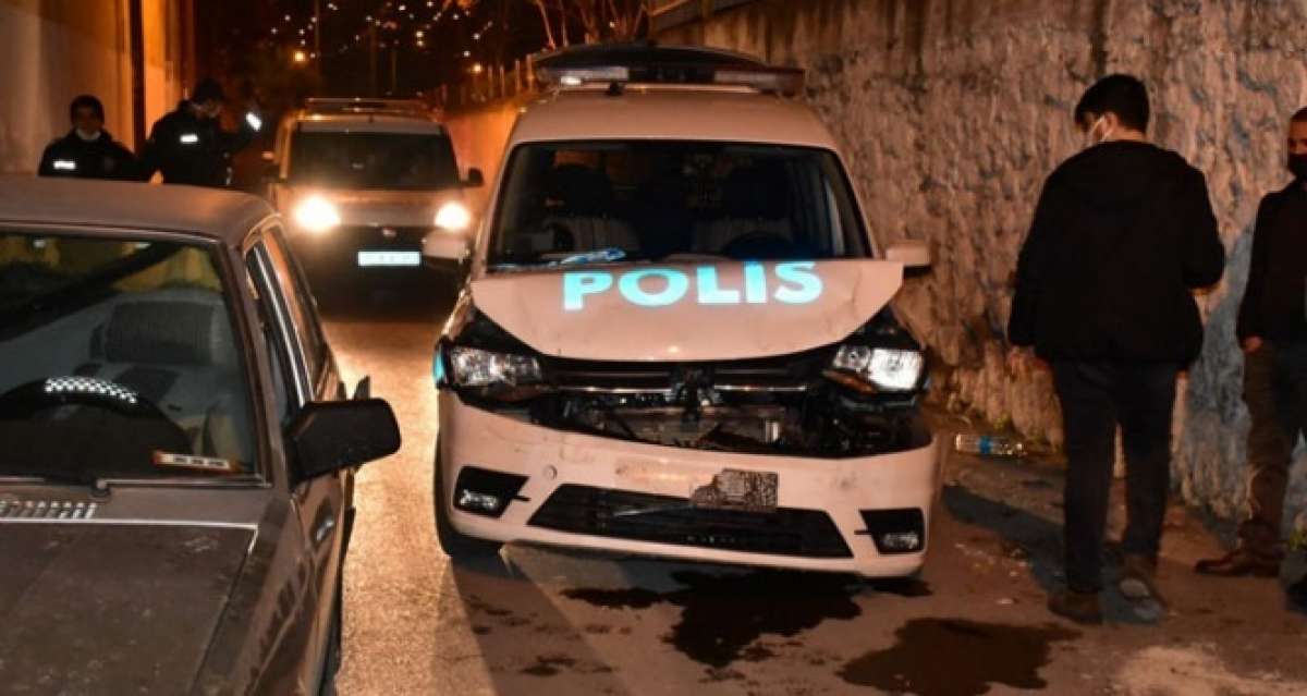 Azılı hırsız, polis aracına çarpınca yakayı ele verdi