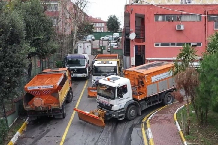 Bağcılar'da kar hazırlıkları tamam