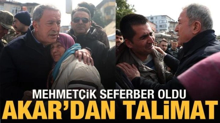 Bakan Akar'dan talimat: Mehmetçik seferber oldu!