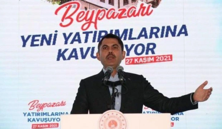 Bakan Kurum'dan Mansur Yavaş'a eleştiri