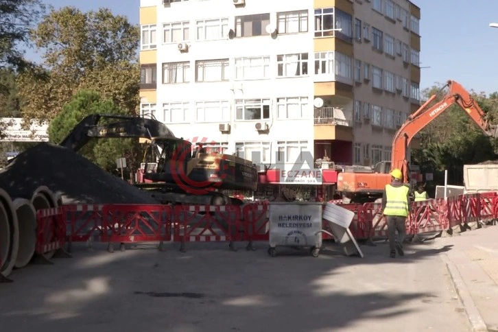 Bakırköy’de vatandaşların toz çilesi