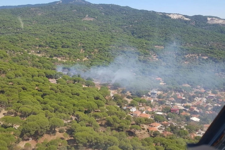 Balıkesir’de iki ayrı noktada orman yangını çıktı