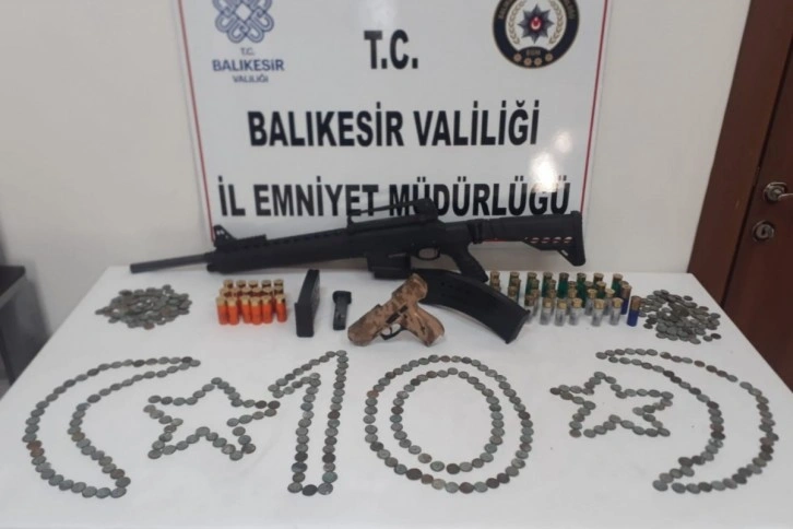 Balıkesir'de tarihî eser operasyonu