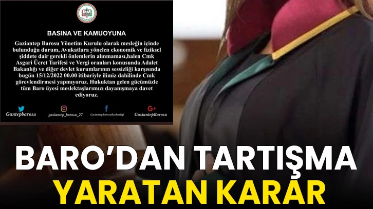 Baro’dan Tartışma Yaratan Karar