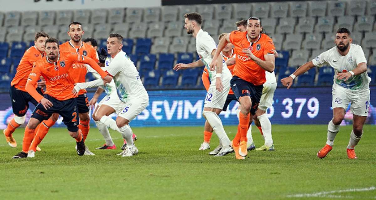 Başakşehir ile Rizespor puanları paylaştı