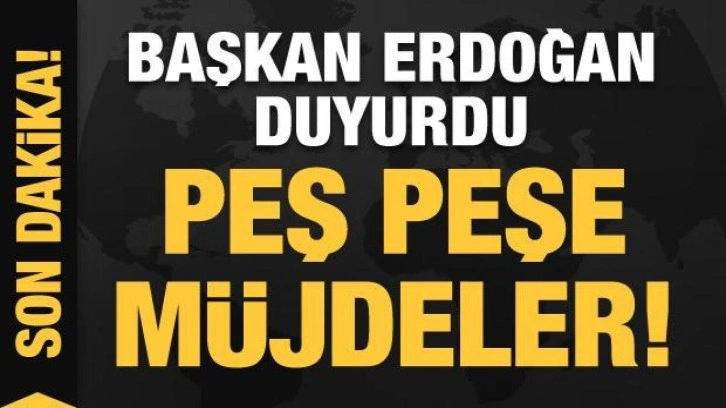 Başkan Erdoğan'dan müjde üstüne müjde! 3 yeni paketle konut desteği