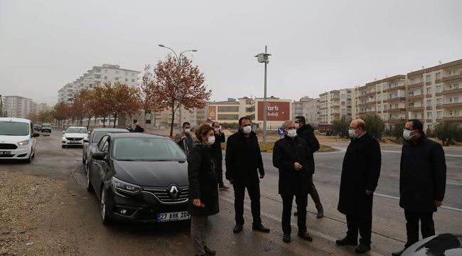 Başkan Sarı sahadaki çalışmaları inceledi