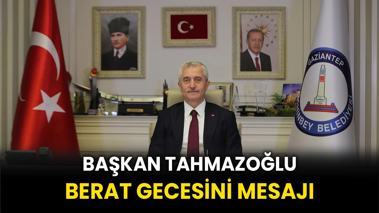 Başkan Tahmazoğlu, Berat Gecesini Kutladı