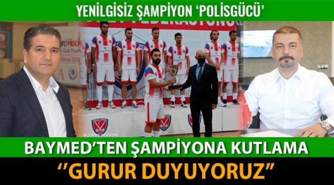 Baymed’ten şampiyona kutlama; 