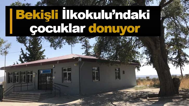 Bekişli İlkokulu’ndaki çocuklar donuyor