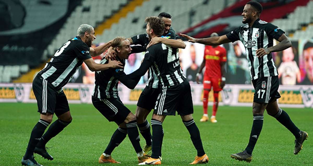 Beşiktaş ilk yarıyı lider bitirdi