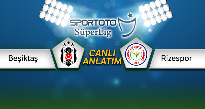 Beşiktaş - Rizespor Canlı Anlatım