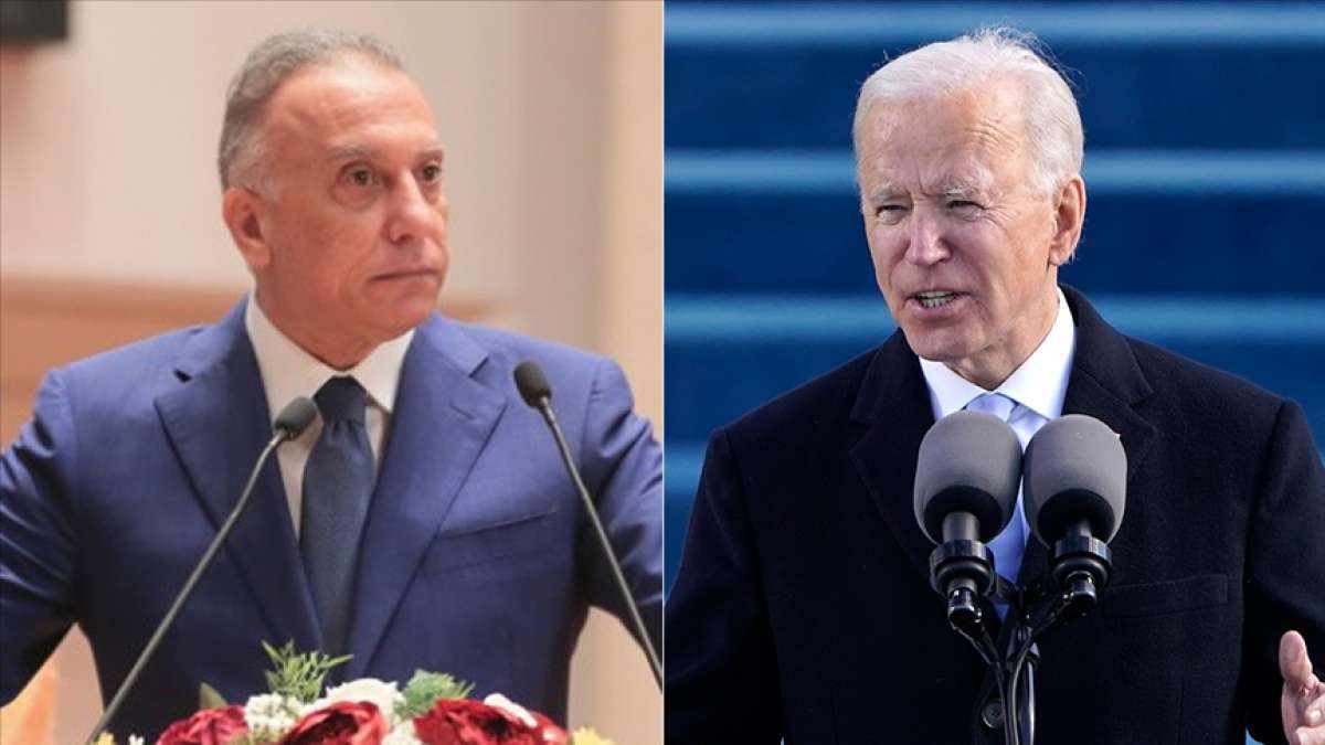 Biden ile Kazımi Irak'taki son roket saldırılarını görüştü