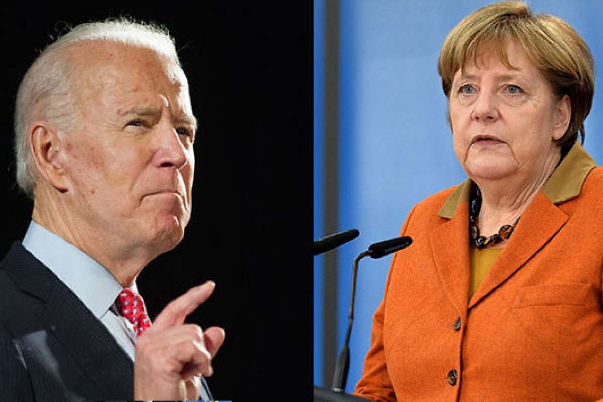 Biden, Merkel'i Beyaz Saray'da ağırlayacak