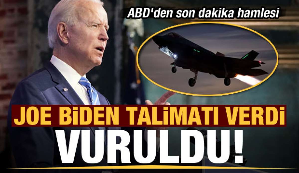 Biden talimatı verdi: Vuruldu! ABD'den son dakika İran hamlesi